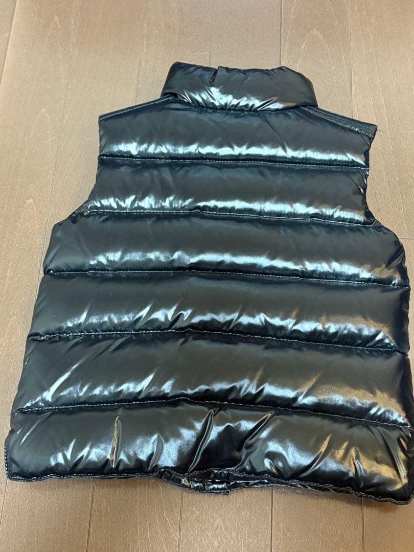 モンクレール　ダウン　ベスト　ブラック　2Y