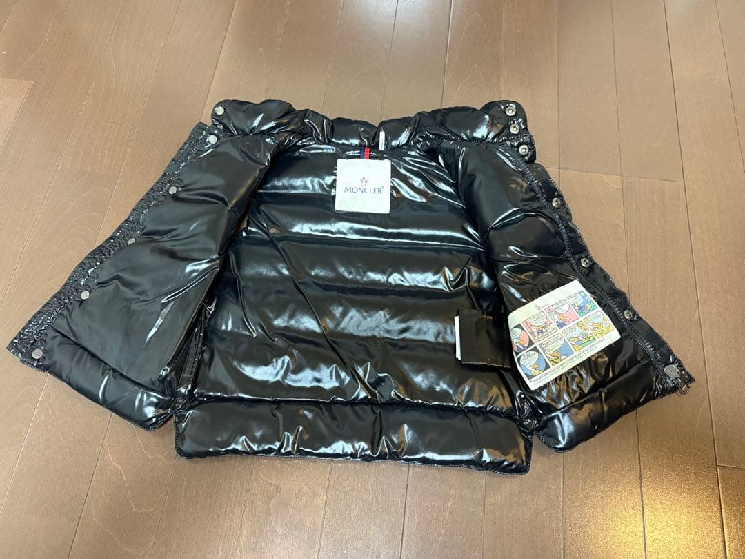 モンクレール　ダウン　ベスト　ブラック　2Y