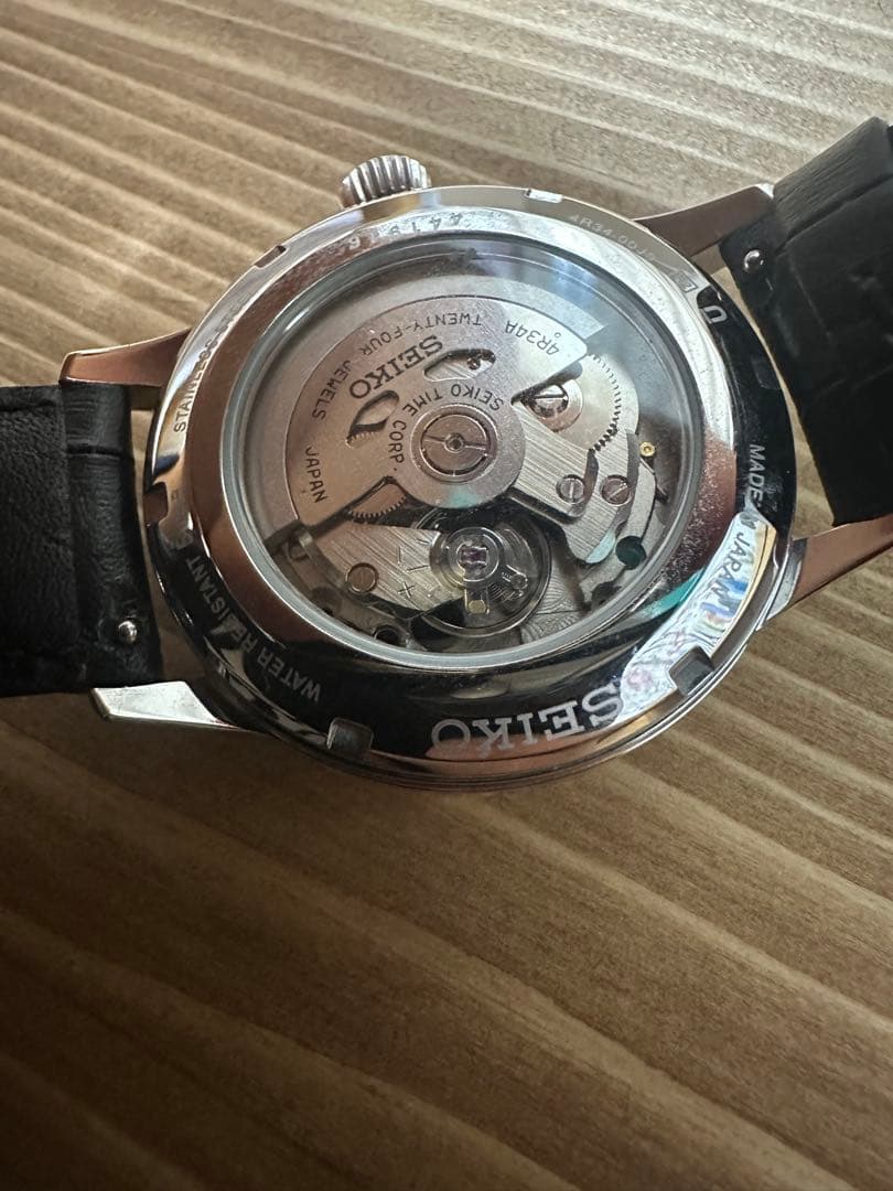 大幅値下げ　SEIKO 自動巻き時計 ブラック　日本製