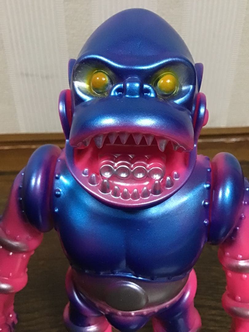 ロボットゴリラ獣　ソフビ　青とピンク　美品　プロフィール必読　値引不可