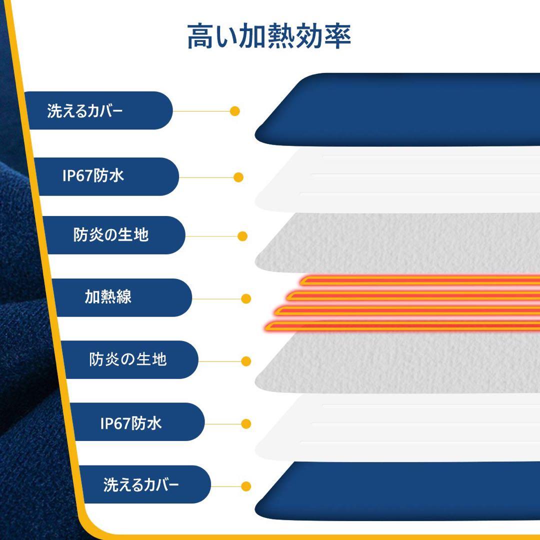 ペット用ホットカーペット 四角形 防寒 ペットヒーター PSE認証 中小型ペット
