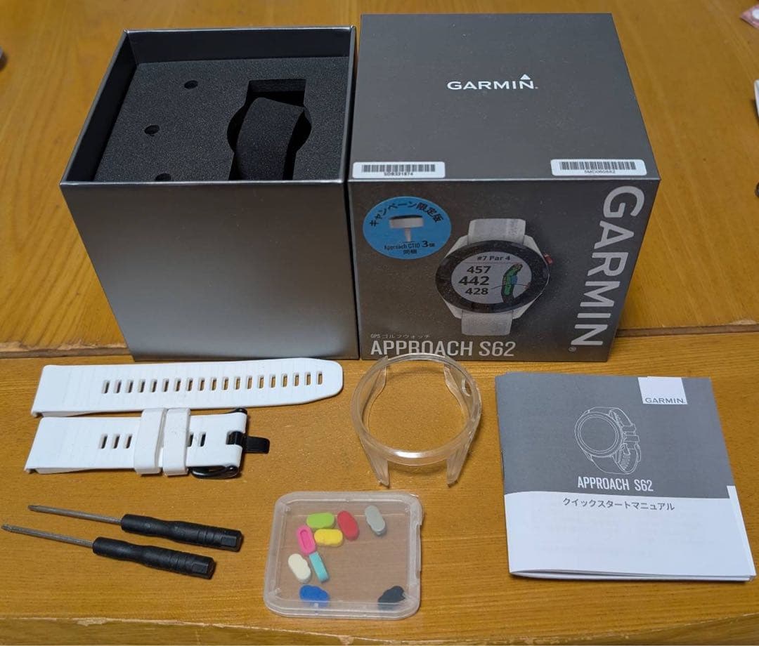 MTATIRGARMIN S62 GPSゴルフナビ＋付属品＋おまけ＋箱無し