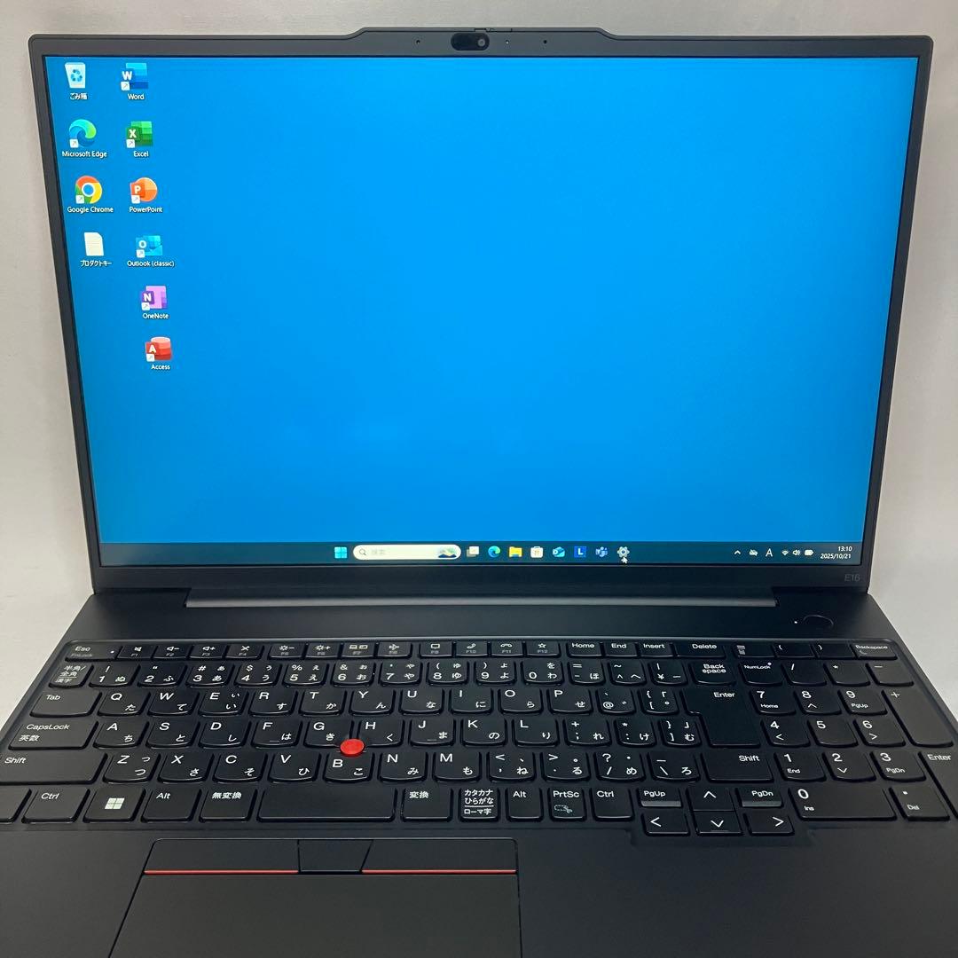 極美品 ThinkPad E16 Ryzen5 7530U 16GB 256GB