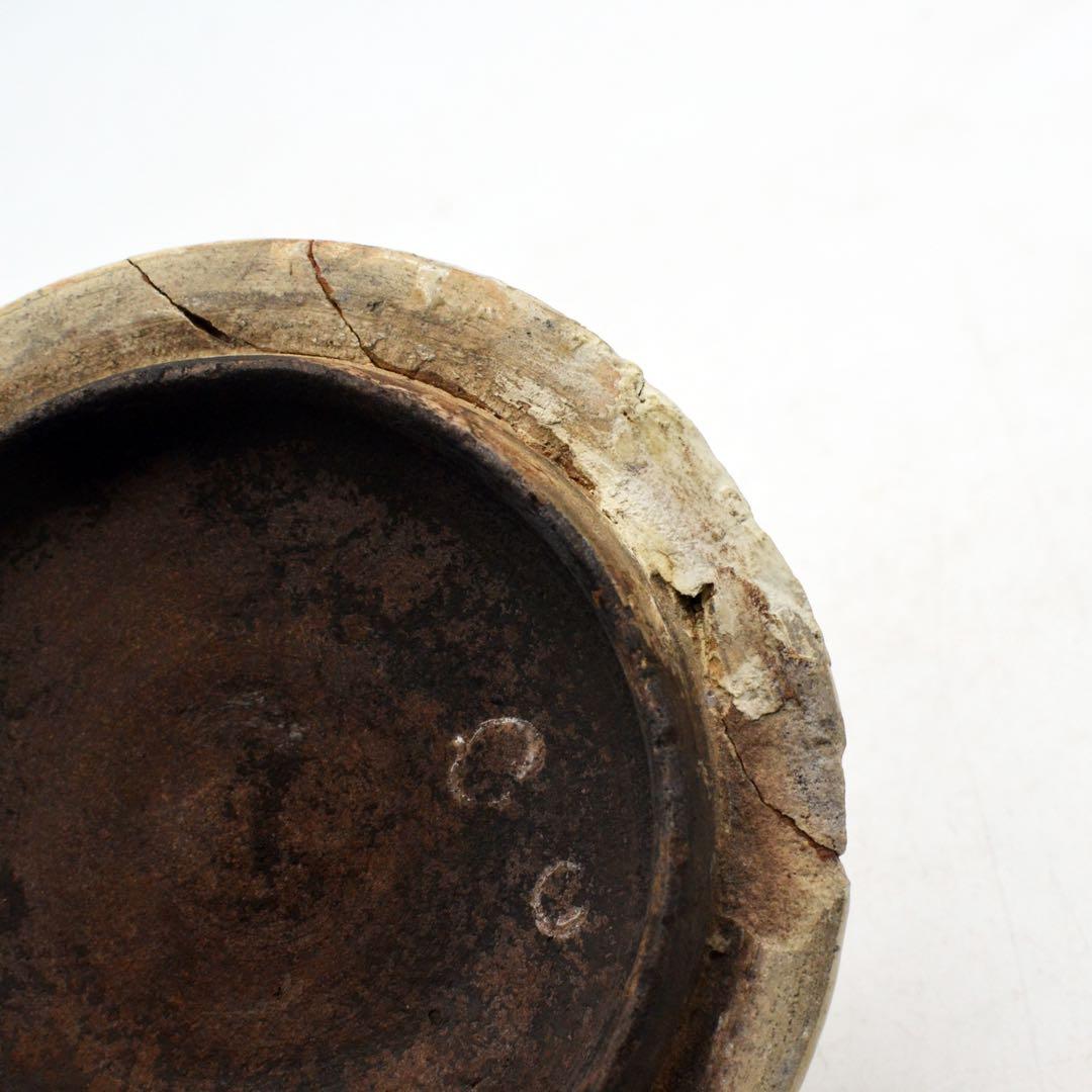 江戸時代中期〜後期　火消壺　瀬戸麦藁手火消壺　繕いの美　レトロ