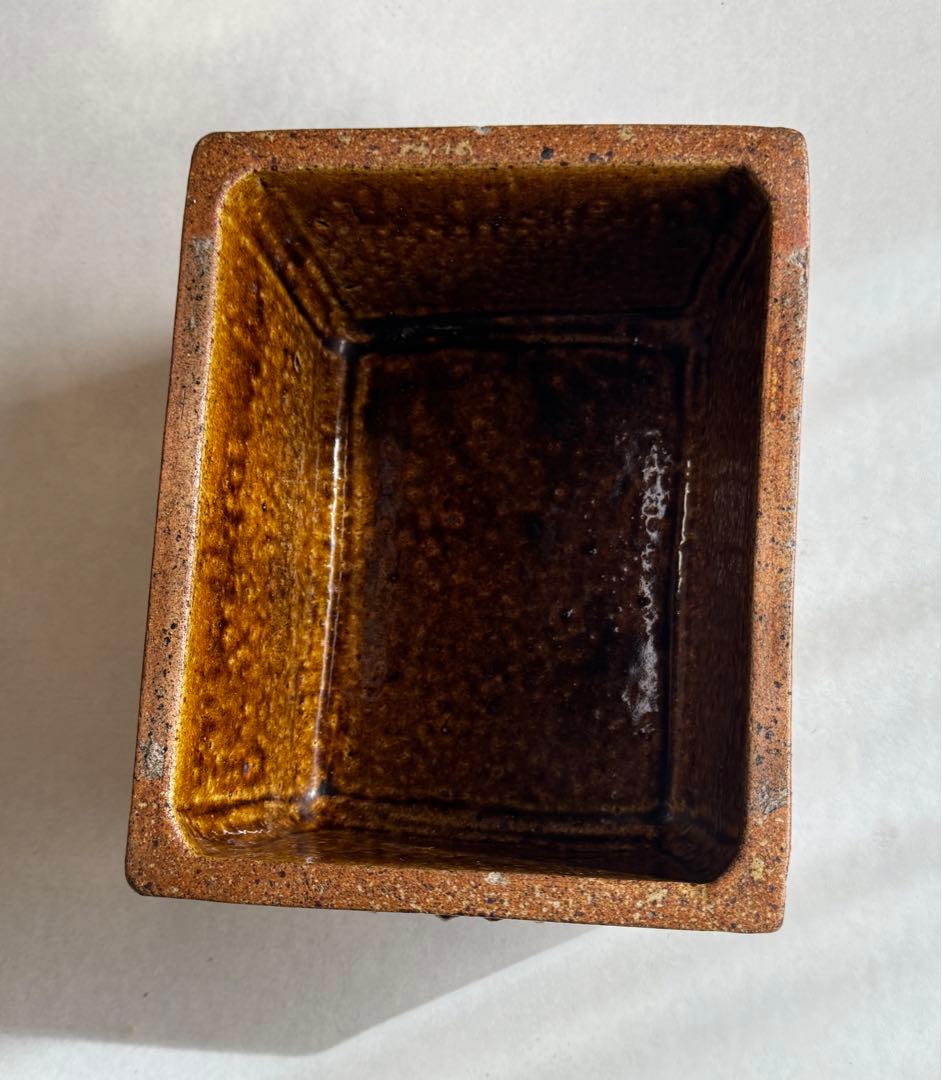 940 美品‼︎ 會津本郷焼 宗像窯　ニシン鉢　アンティーク鉢