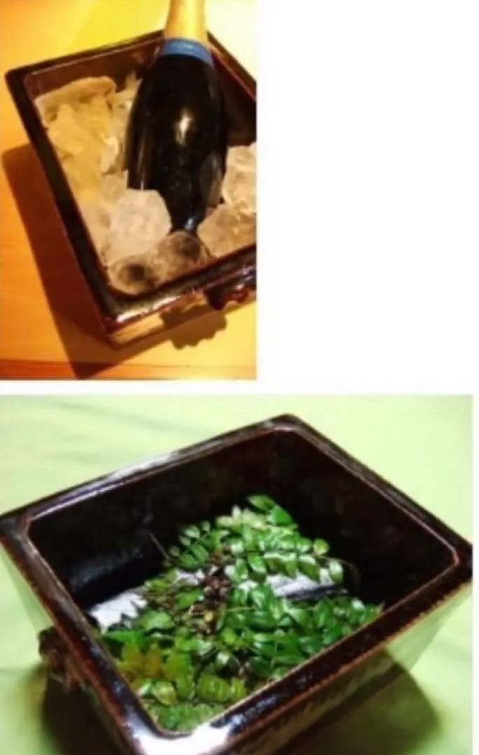 940 美品‼︎ 會津本郷焼 宗像窯　ニシン鉢　アンティーク鉢