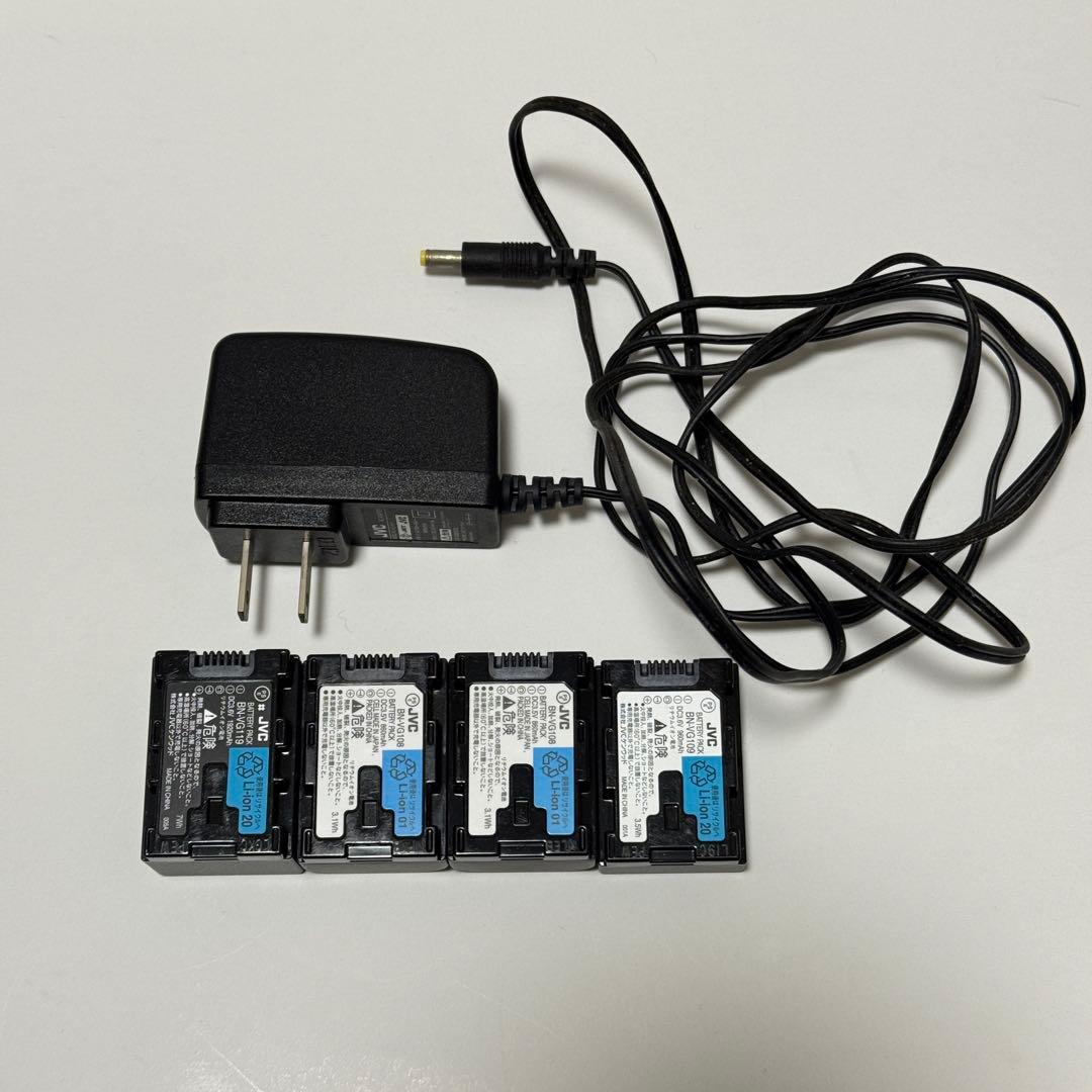 【美品】JVC FULL HD GZ-E77 バッテリー4個付き