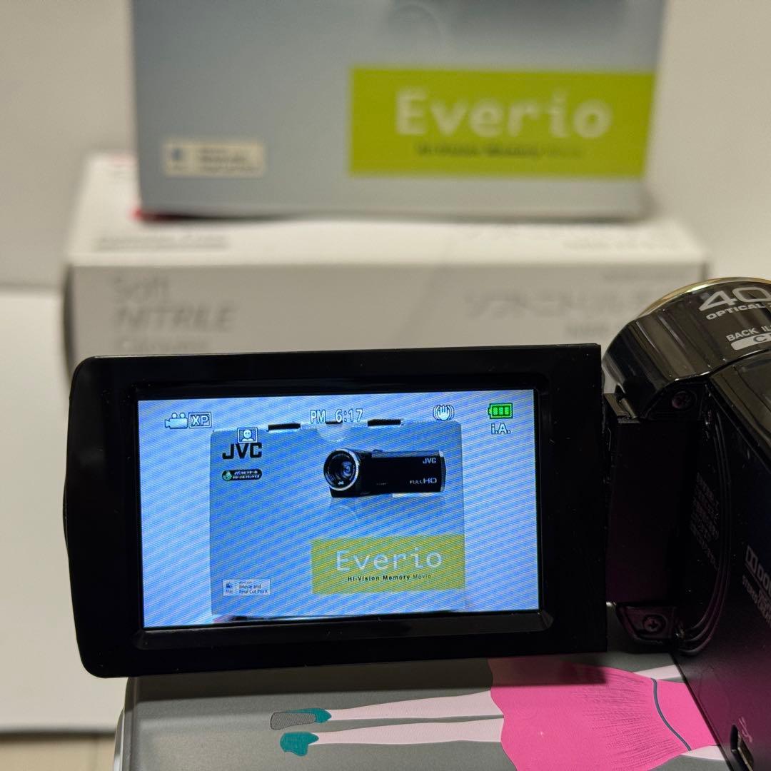 【美品】JVC FULL HD GZ-E77 バッテリー4個付き