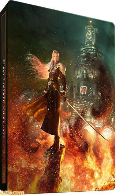 FF7リメイク ps4 フィギュアスチールブックケースセット