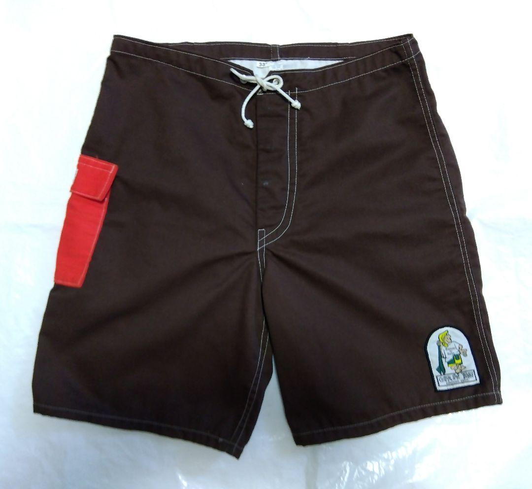 【未使用】【w33】70s~80s ビンテージ Katin サーフ トランクス
