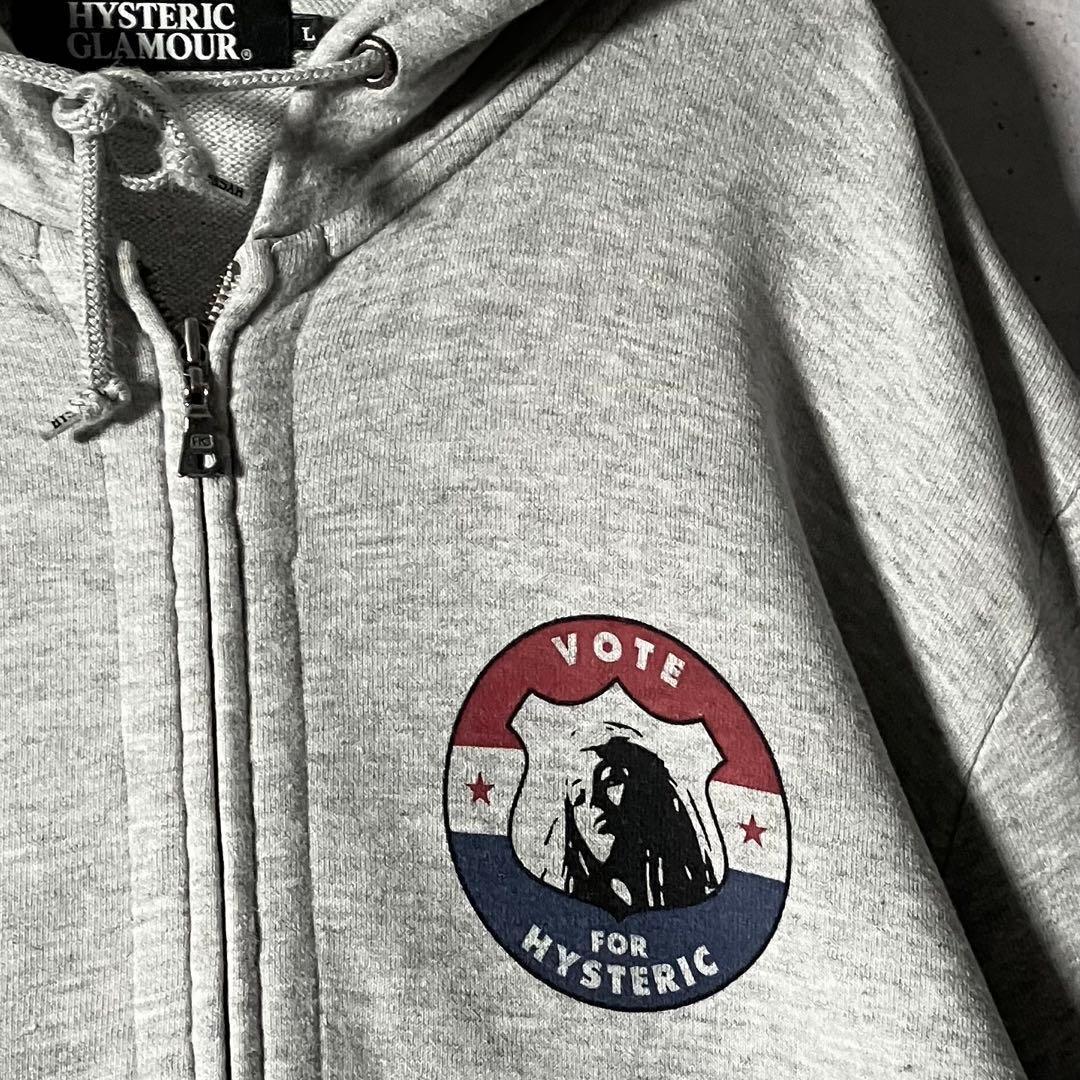 【即完売】ヒステリックグラマー☆星条旗ヒスガールスウェットパーカー希少サイズL