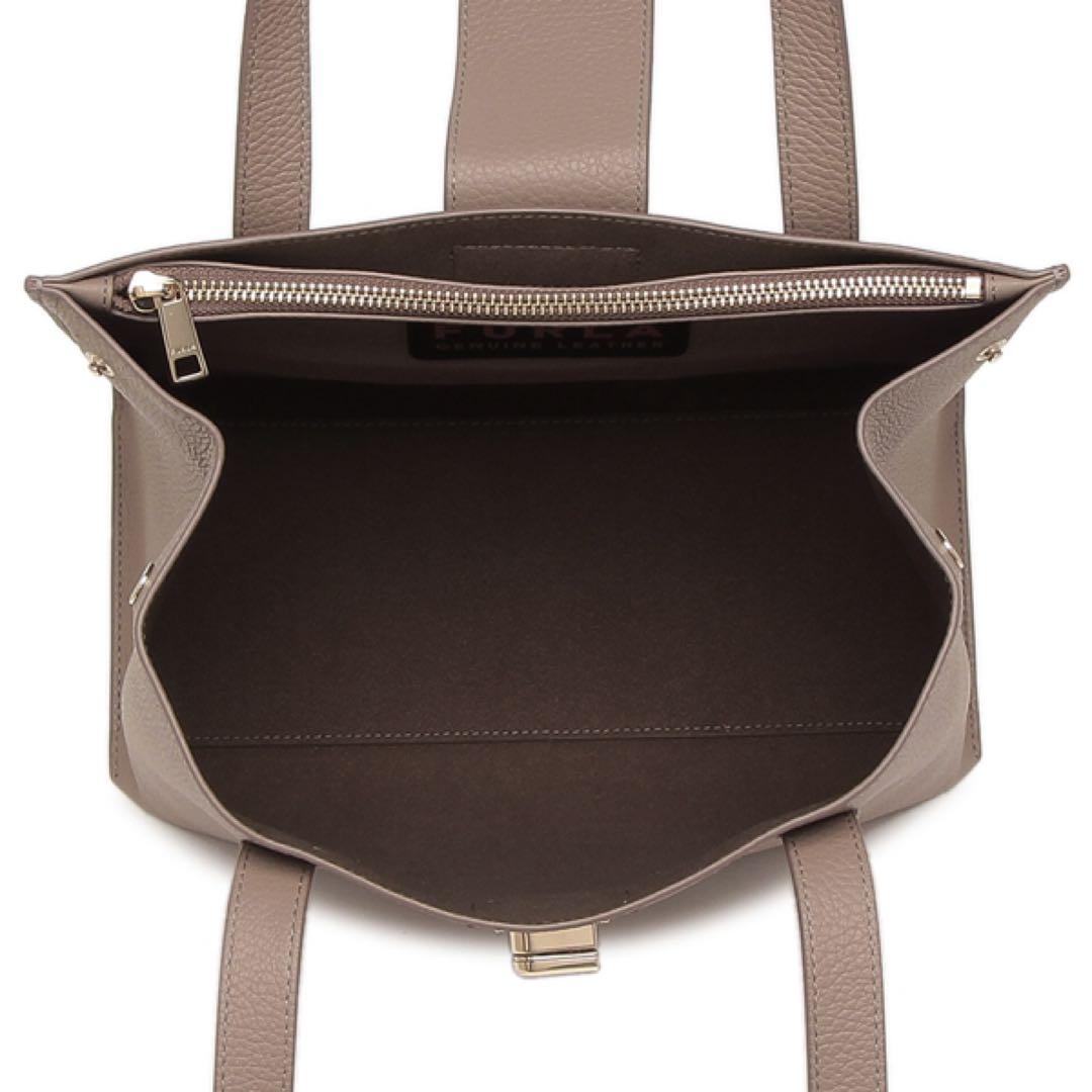 【値下げ】FURLAベージュ レザートートバッグ