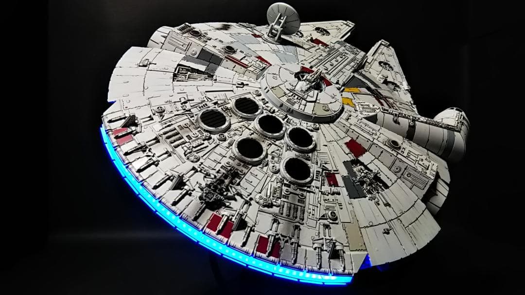 フル電飾改修 ミレニアムファルコン 1/144 塗装　 完成品 12V