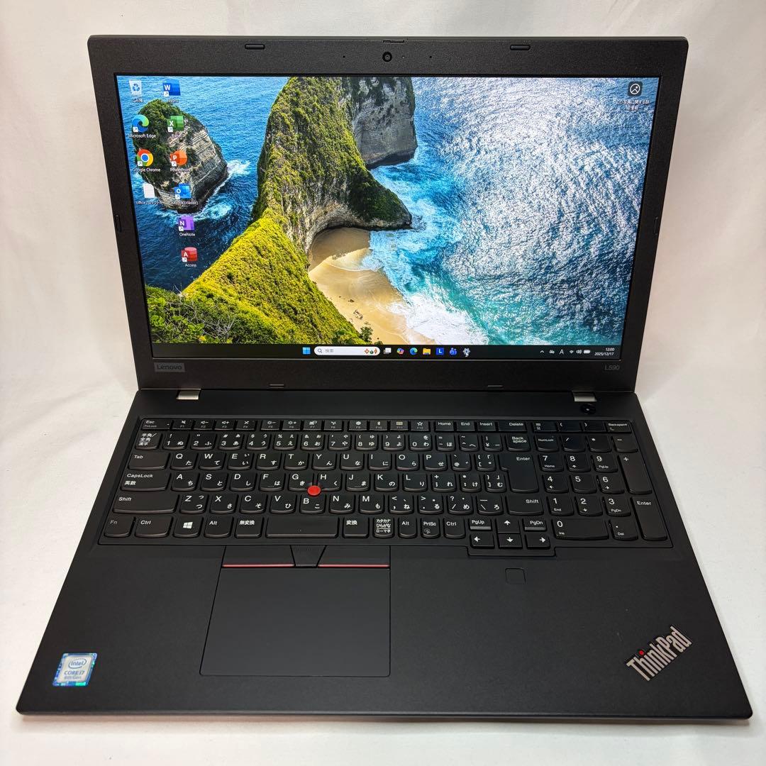 美品 ThinkPad L590 Core i7 8GB 256GB オフィス