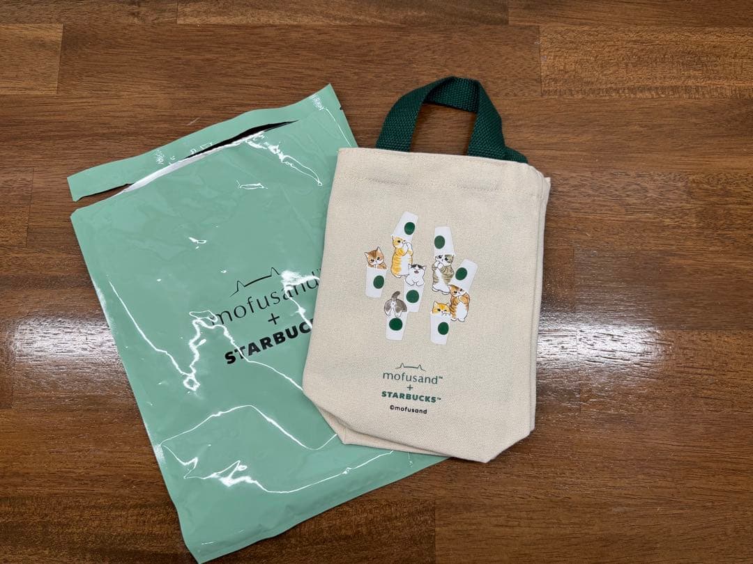 mofusand × STARBUCKS バッグ 3種セット　シンガポール限定