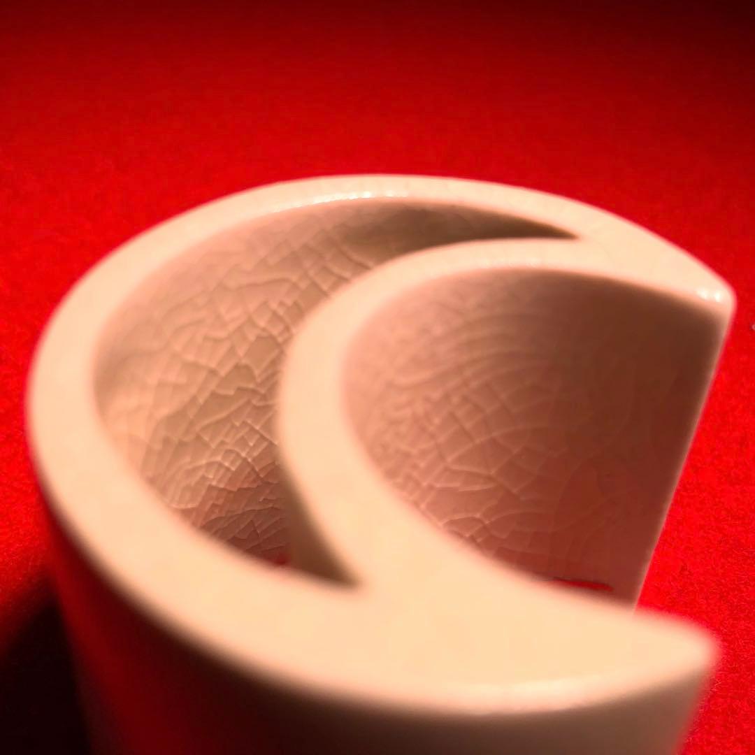 【茶道具】橋本陶正山作　薩摩むさし野蓋置