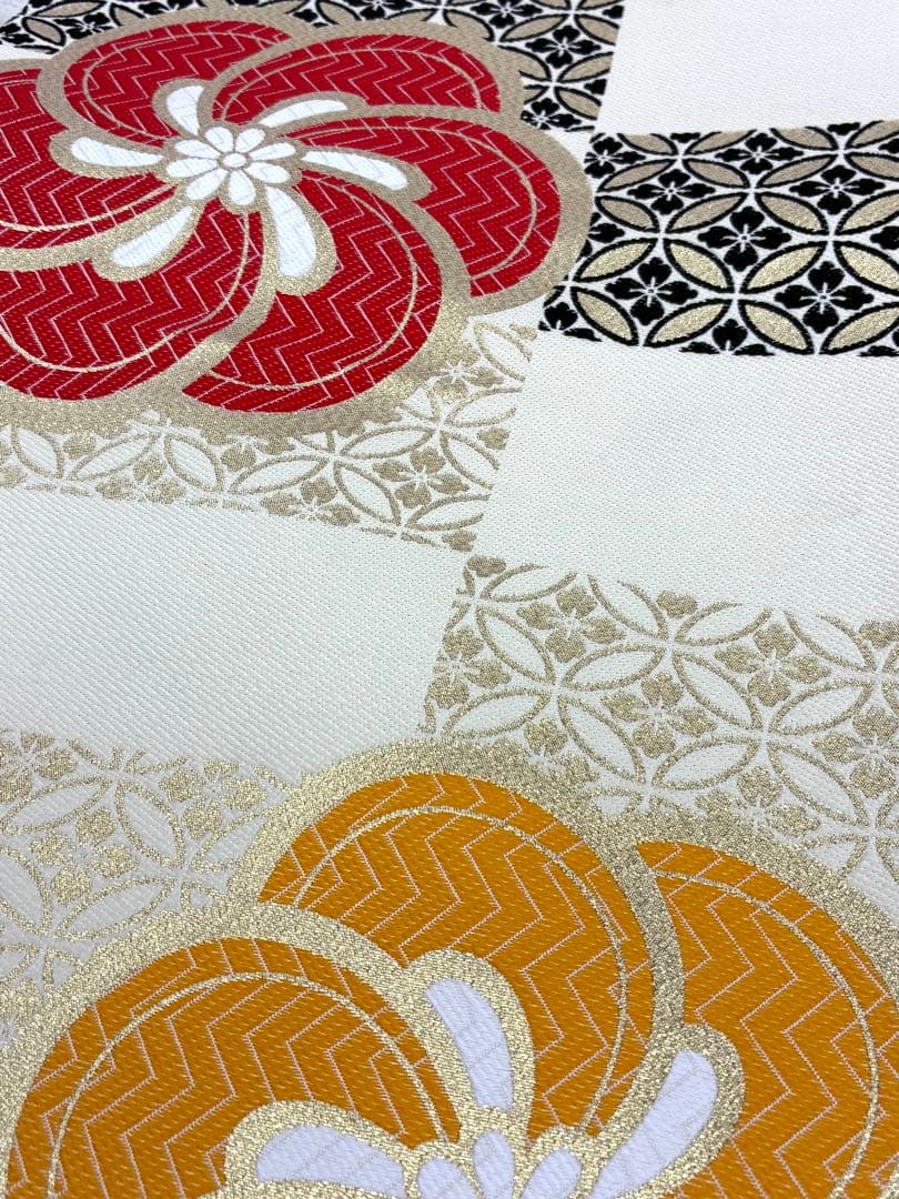 成人式　振袖フルセット　1131　正絹振袖　黒　花柄　格安！