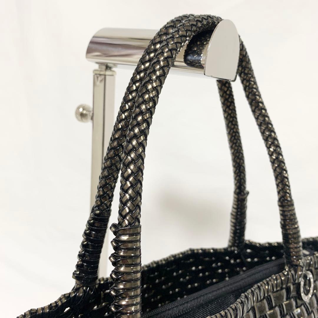 美品✨ アンテプリマ　イントレッチオ　ワイヤーコード　トートバッグ　ブロンズ