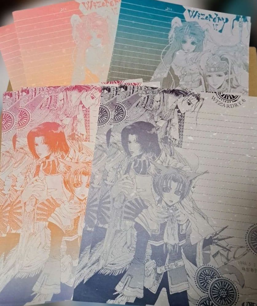 珠黎皐夕 同人便箋63枚↑オウガバトル、FINAL FANTASY