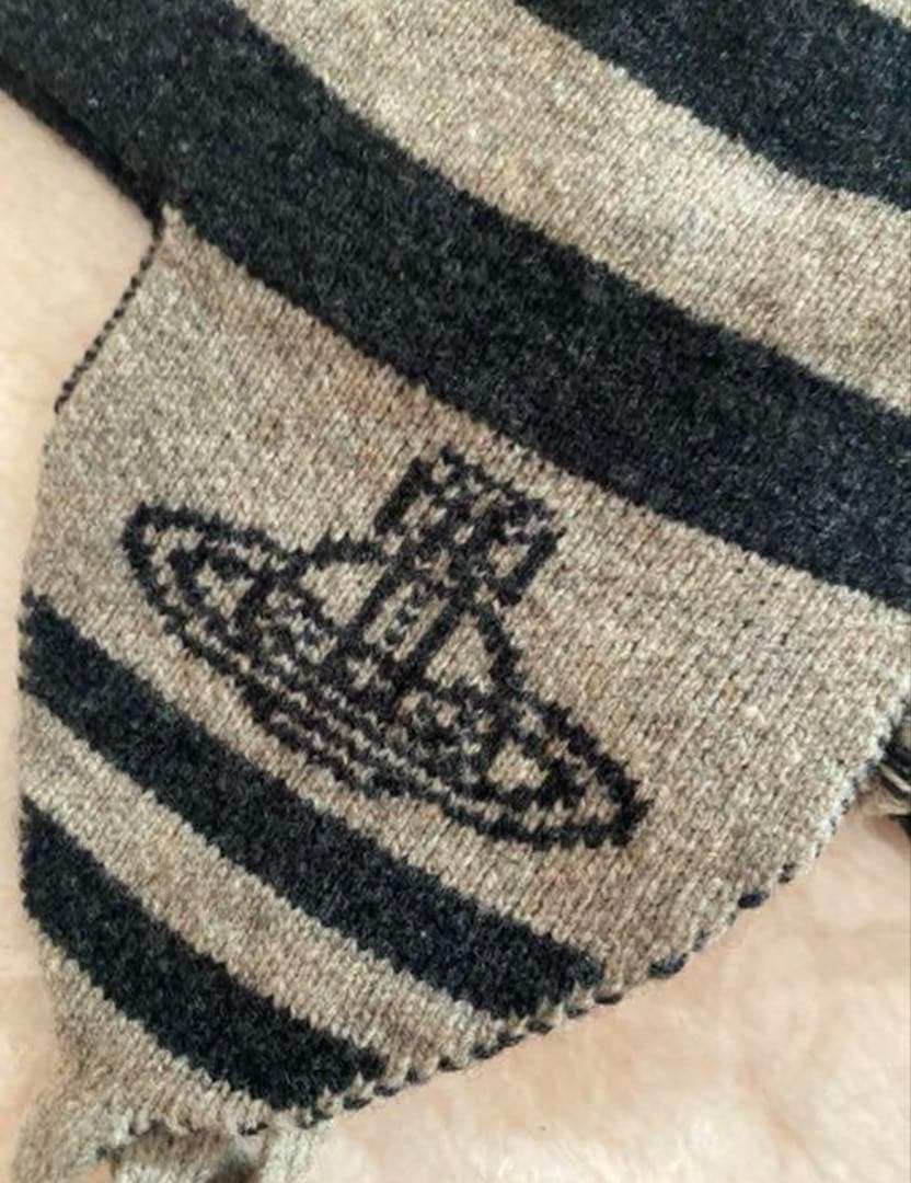 Vivienne Westwood ニット帽 ORBフラップ付きワッチ NANA