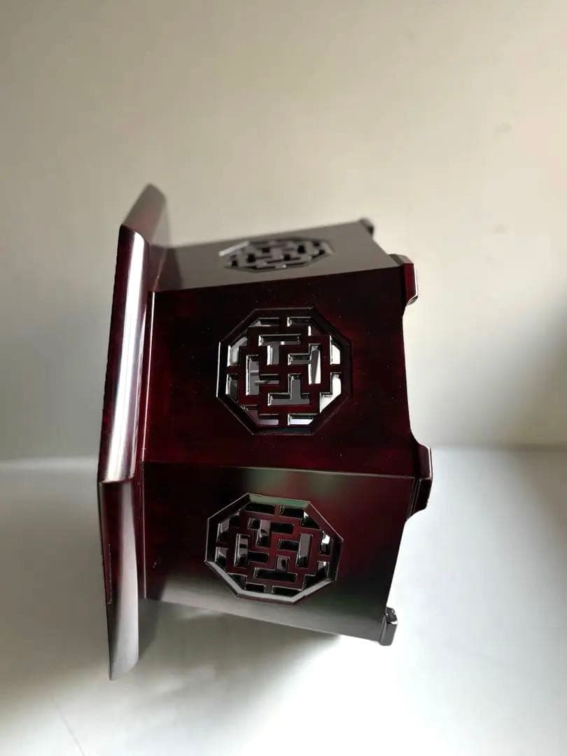 760 李朝家具 八角膳 小盤① 杏子通板 ソバン ヴィンテージ 美品 韓国