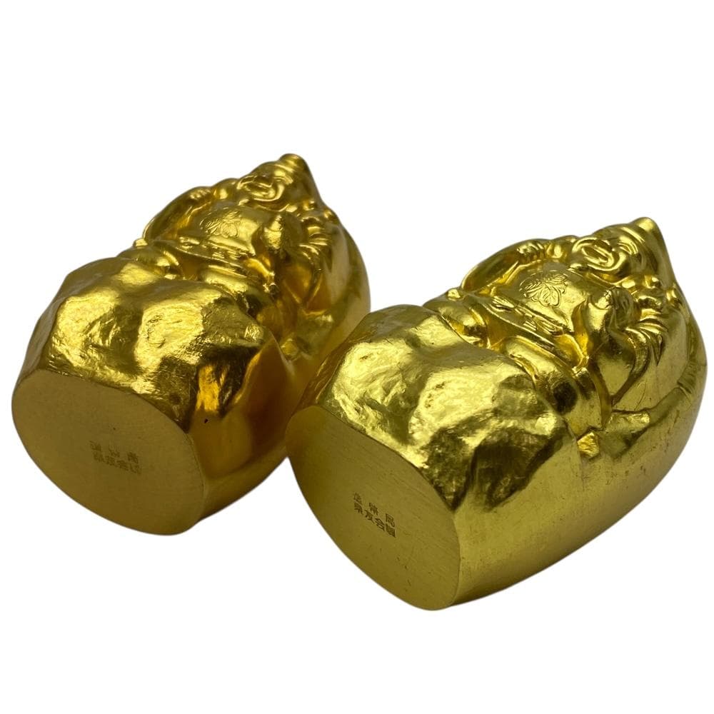 七福神　恵比寿＆大黒天　置物　４個　造幣局　刻印あり　縁起物