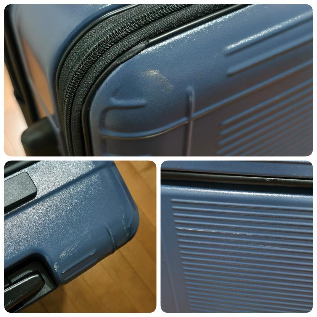 【美品】Proteca ポケットライナー キャリーケース 72L ネイビー