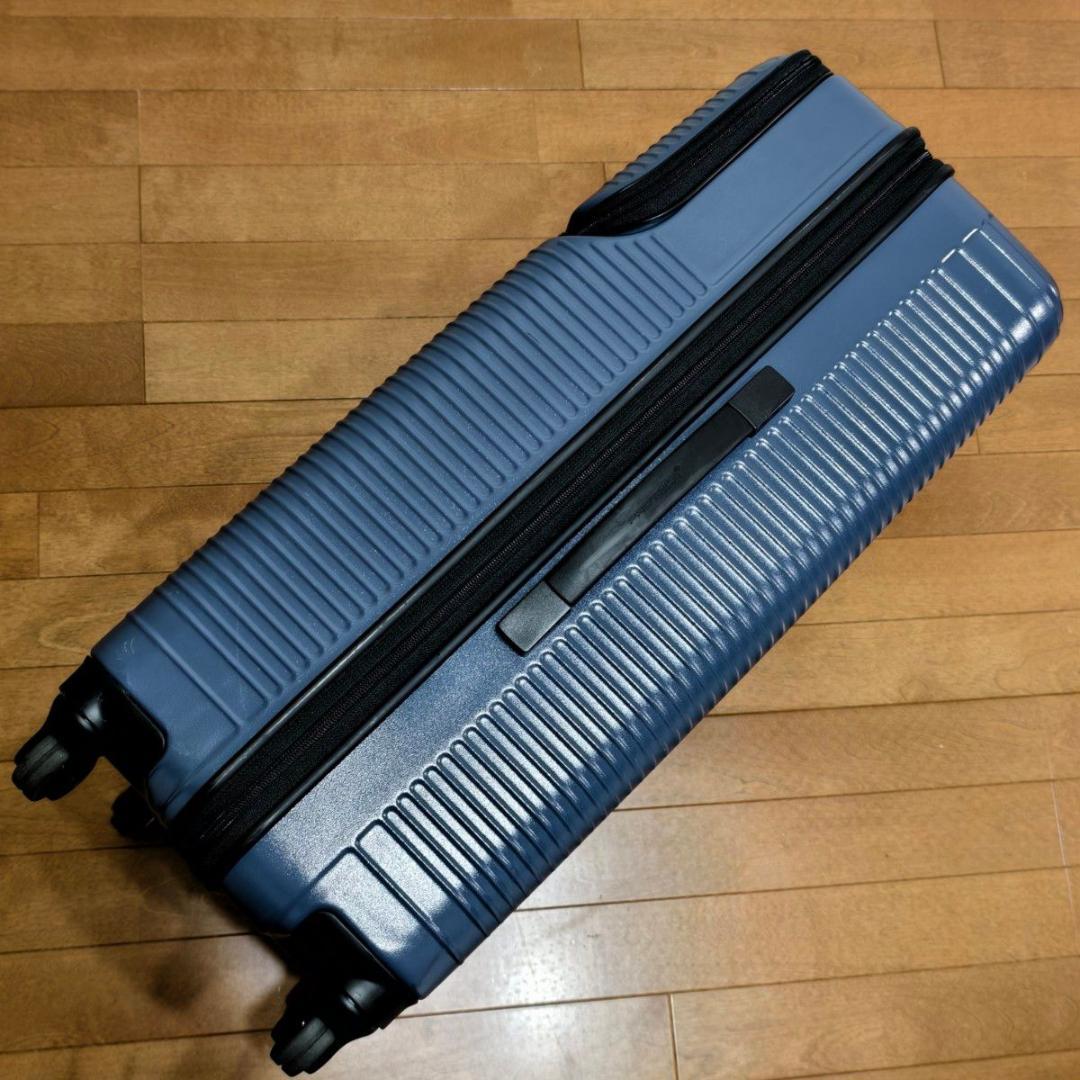 【美品】Proteca ポケットライナー キャリーケース 72L ネイビー