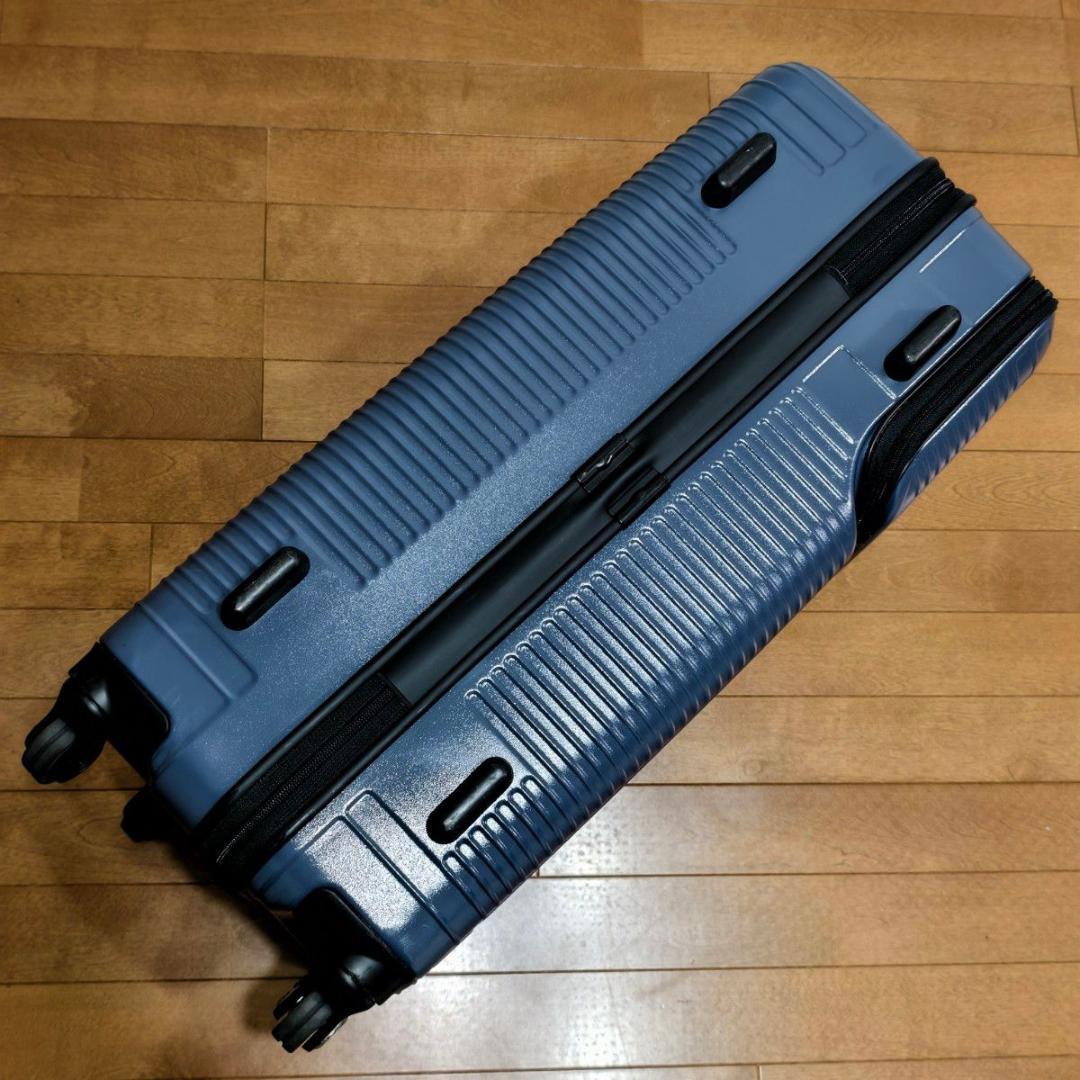 【美品】Proteca ポケットライナー キャリーケース 72L ネイビー