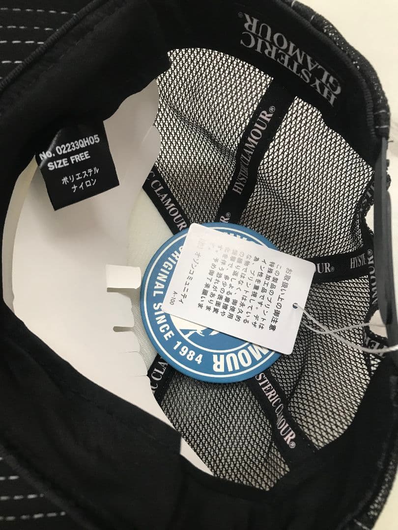 【新品未使用】 ヒステリックグラマー　キャップ　GUITAR GIRL 009