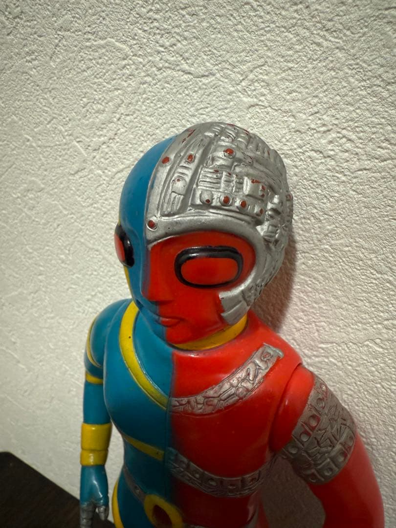 タカトク　キカイダー　当時もの　ソフビ　赤目