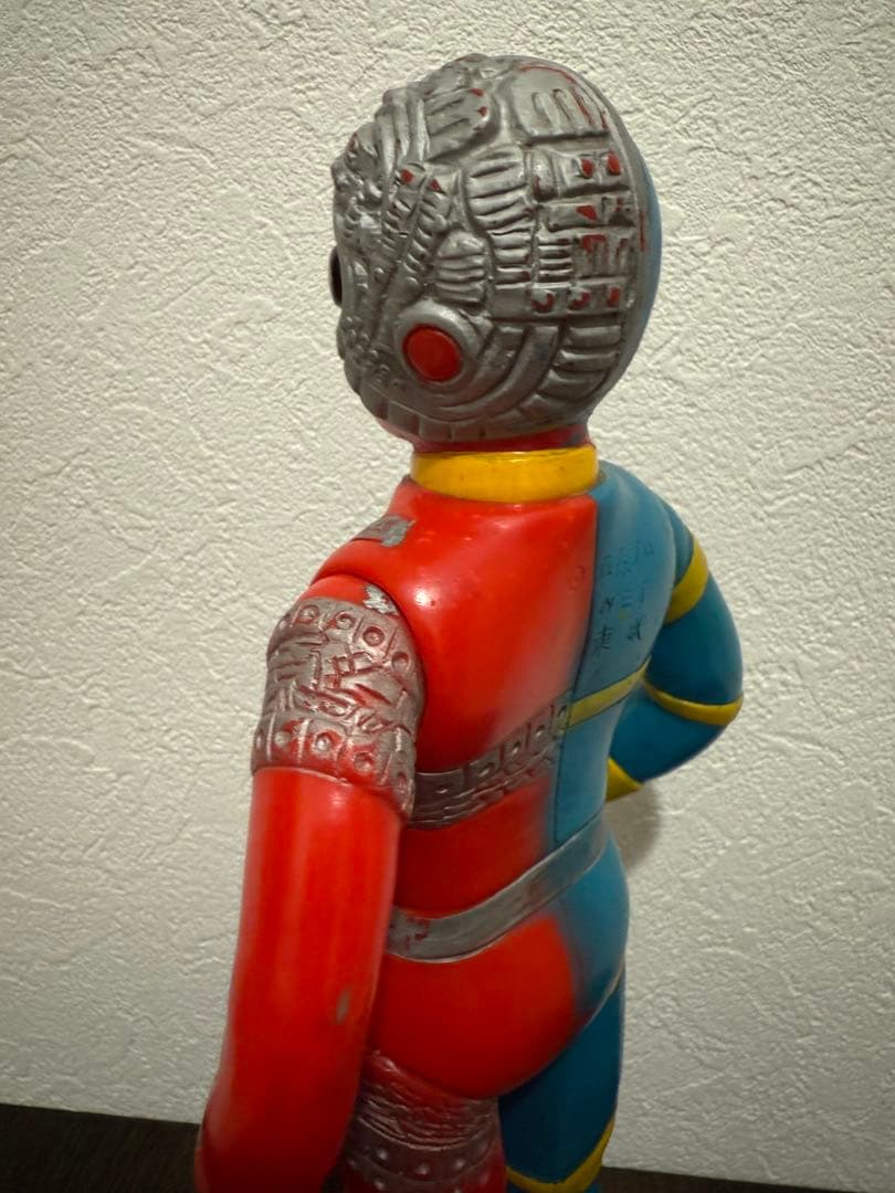 タカトク　キカイダー　当時もの　ソフビ　赤目