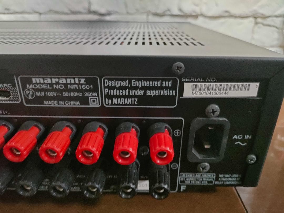 marantz マランツ NR1601 AVアンプ 付属品あり