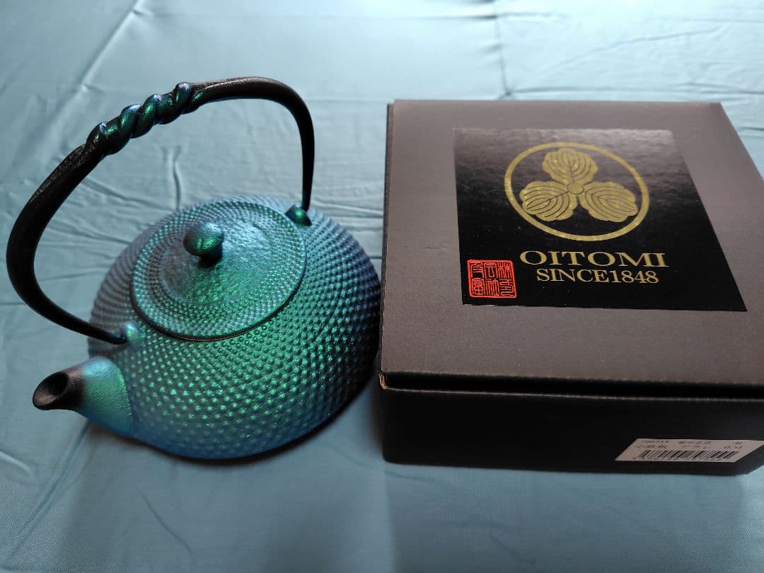 【未使用】南部鉄器工房及富OITOMI 鉄器急須小あられ