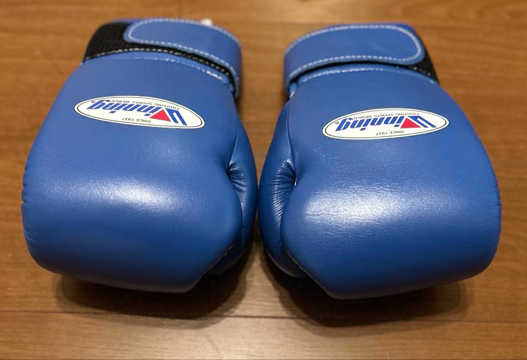 【新品未使用】winning　8oz　グローブ　ブルー　正規品　MS-200B
