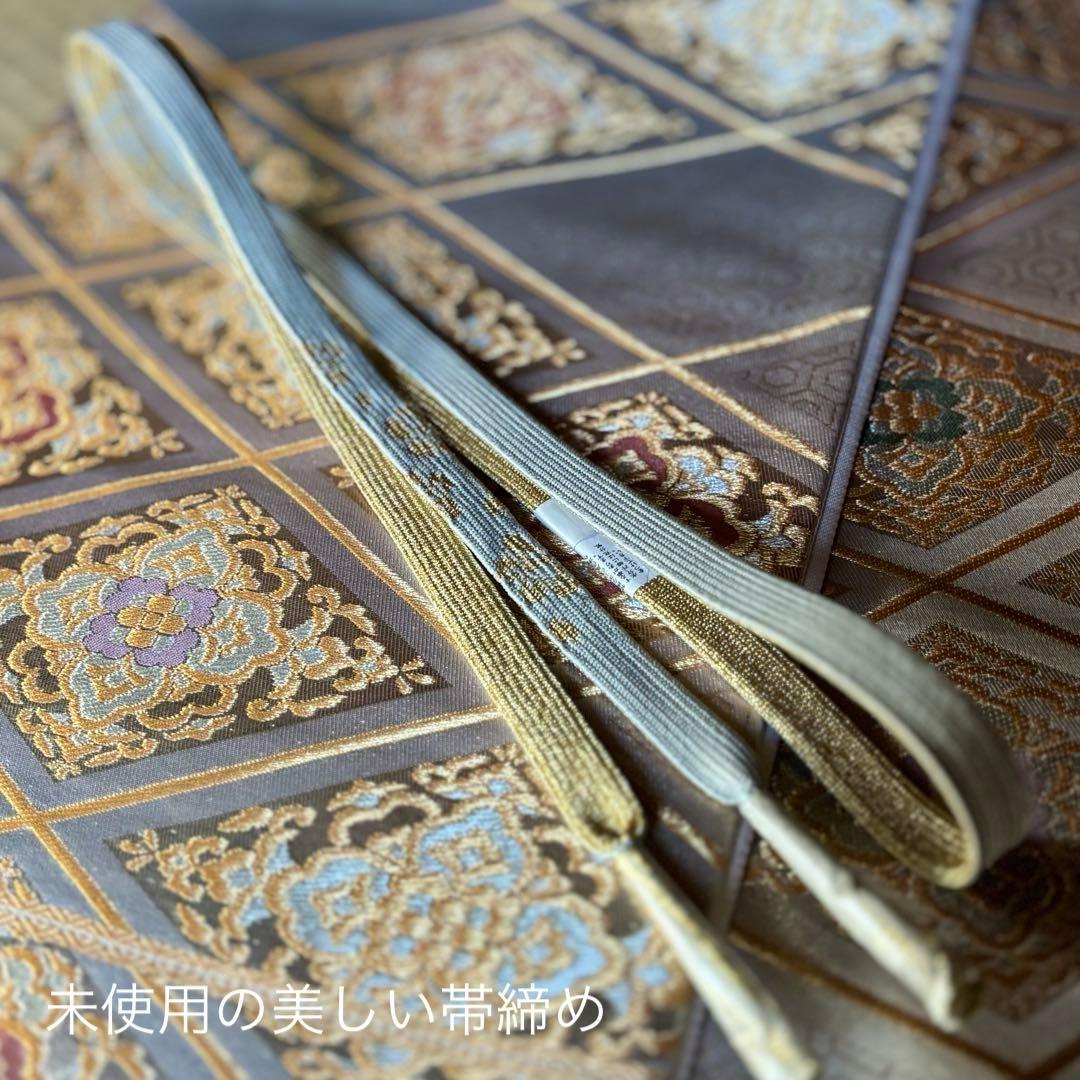 正絹汕頭刺繍訪問着4点フルセット◎全品未使用！コーディネート品格シリーズa15