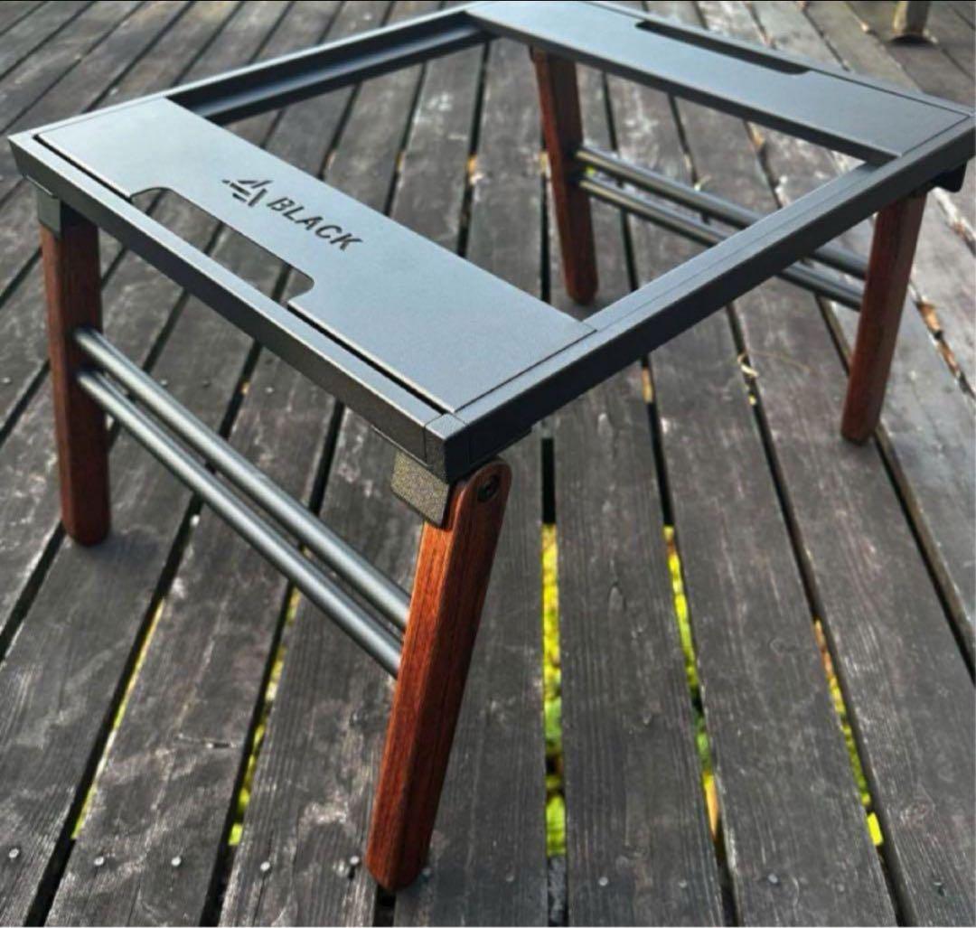 BLACK DESIGN] アイアンウッドテーブル 日和 HIYORI