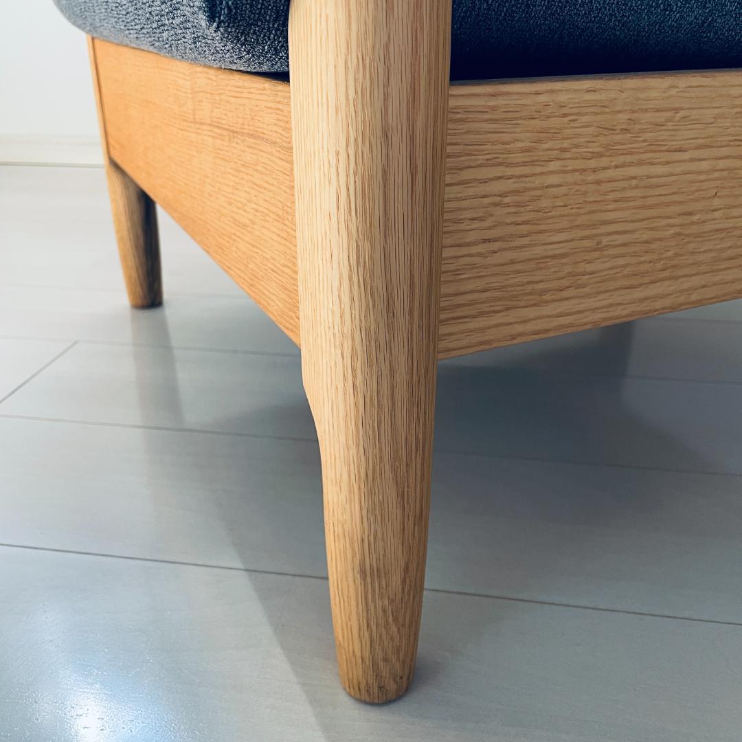 柏木工 1人用ソファ シガーロ オーク材