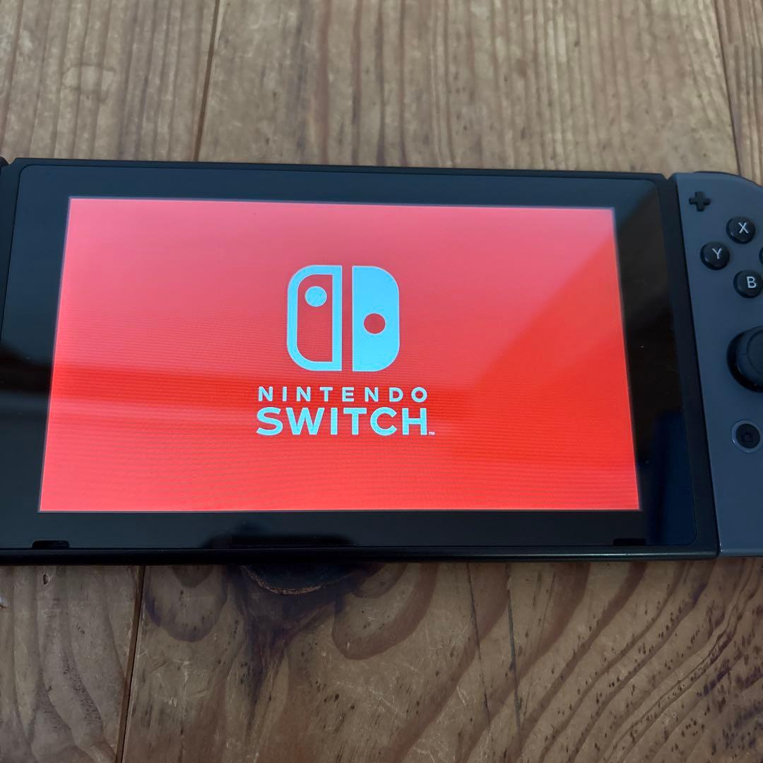 オ*オ様 Nintendo Switch グレー 本体 箱付き 抜け無し