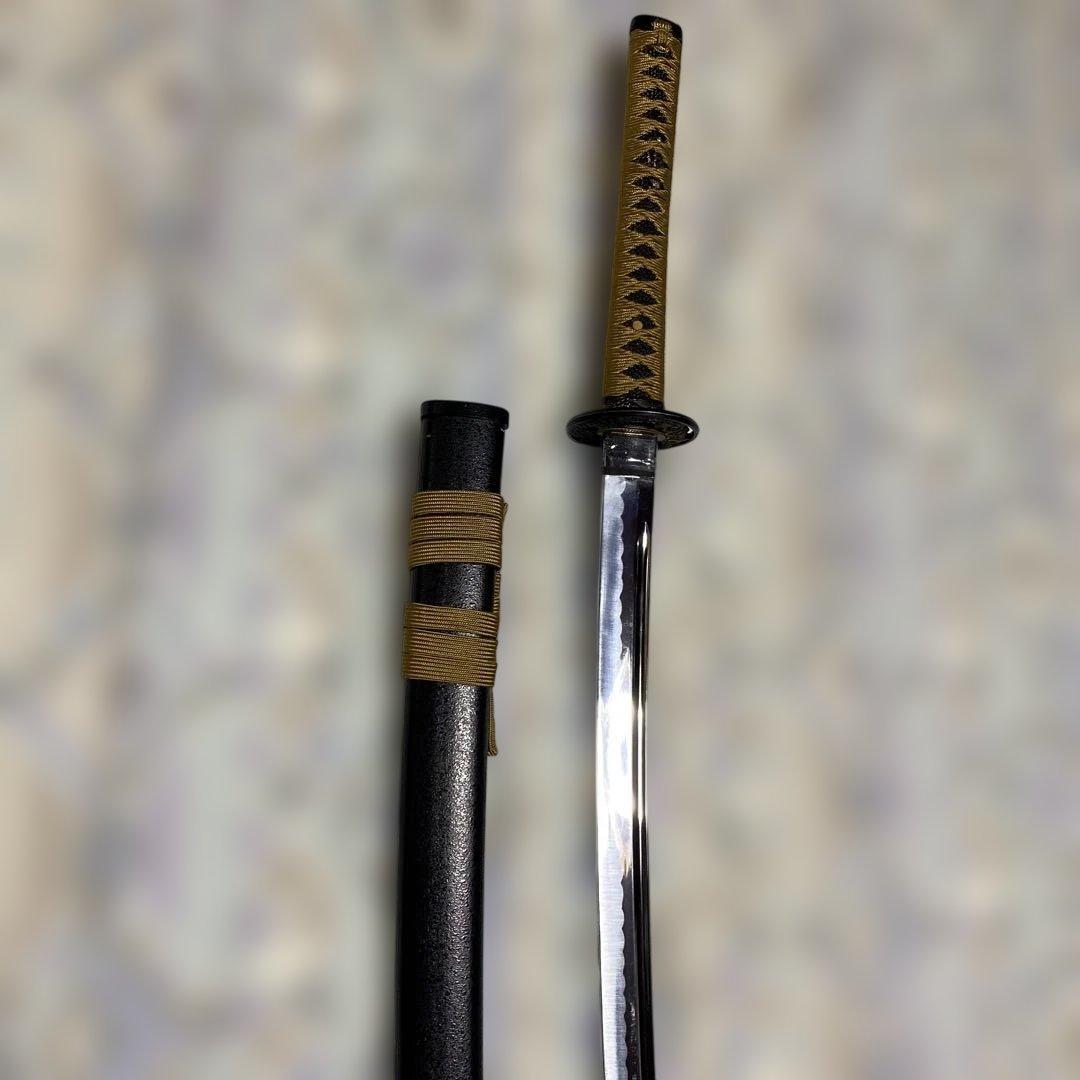 高級模造刀 近藤勇拵え 長曽根虎徹 金茶柄
