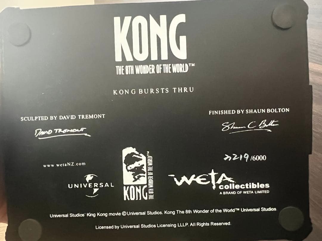 Kong BurstsThruフィギュア