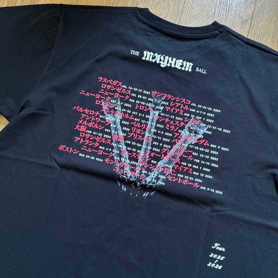 【未使用品】レディー・ガガ MAYHEM 日本限定 踊るか死ぬか Tシャツ XL