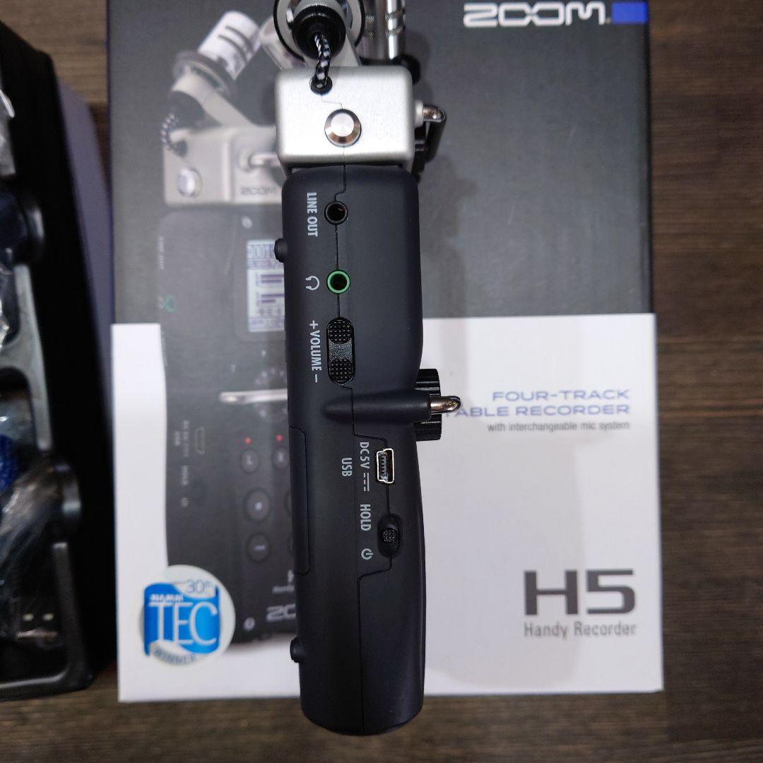 zoom H5 レコーダーマイク　ズーム