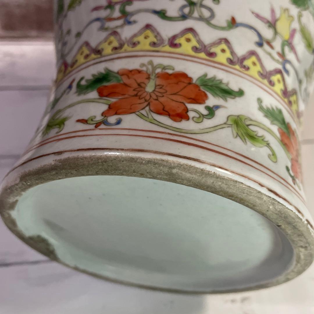 お値下げ 中国陶器 花瓶 花器 陶芸