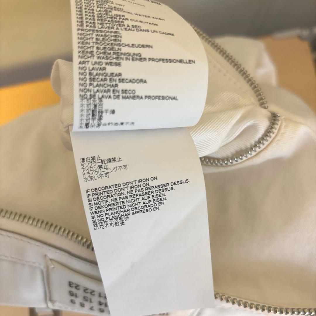 正規品 メゾンマルジェラ5AC ミニ26cm 白レザーショルダーバッグ