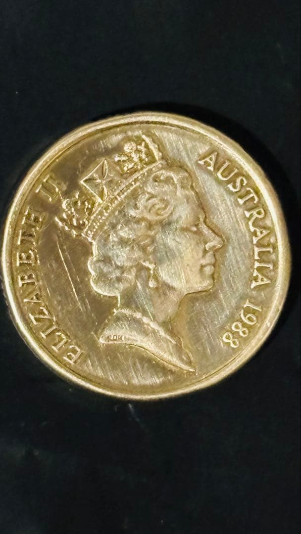 超美品　激安オーストラリア 2ドル 硬貨 1988年