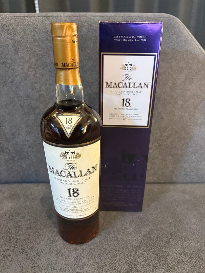 【未開封】マッカラン MACALLAN 18年 シェリーオーク 1989