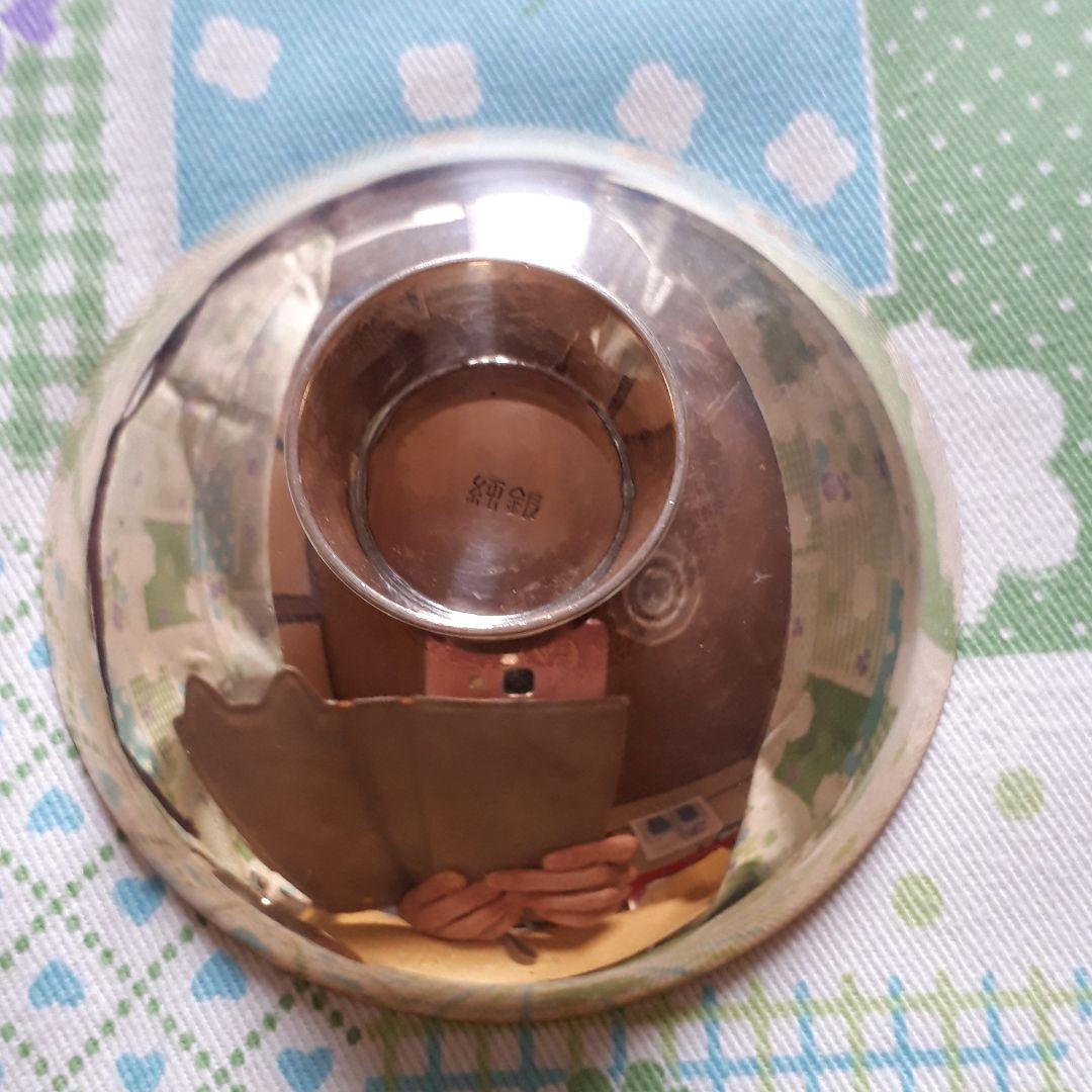 銀盃　純銀 2個セット １個 木箱付き、約85グラム