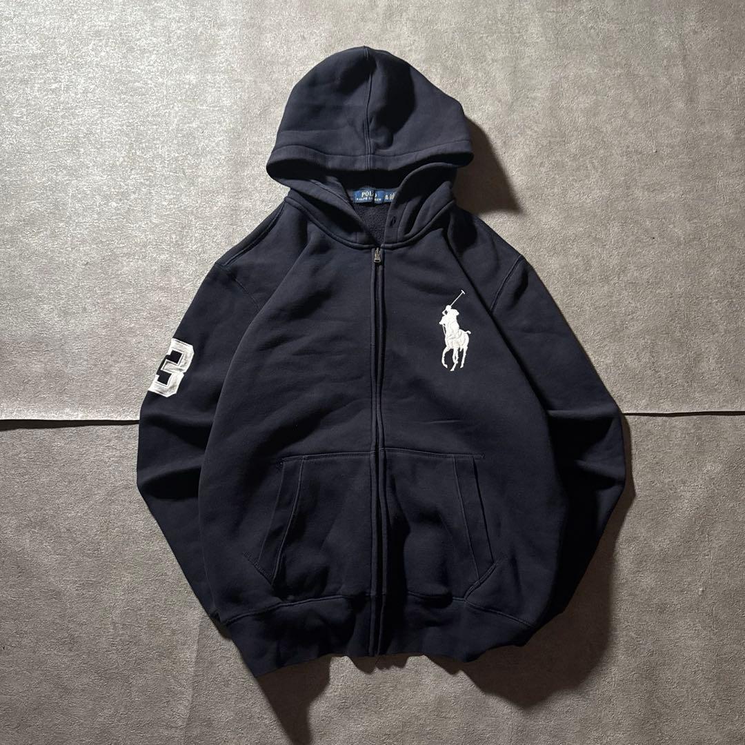 POLO Ralph Lauren ビッグポニー パーカー ブラック XL