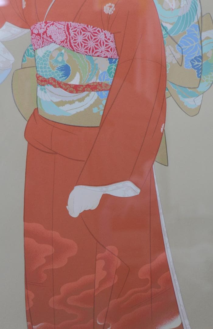 大型シルク作品 上村松園 序の舞 エディションHC 絵画 版画 星田版画工房